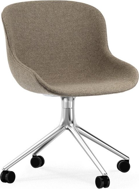 604581 Кресло Swivel 4W с полной обивкой из алюминия / Synergy Normann Copenhagen Hyg 