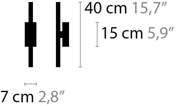 ILFARI Настенный светильник из металла с прямым и отраженным светом Glow sun-id-1348156 - Вид №1
