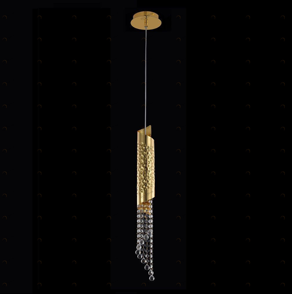 Подвесной светильник Crystal Lux Credo SP1 Gold CRYSTAL LUX CREDO GOLD 072468 Золотой 