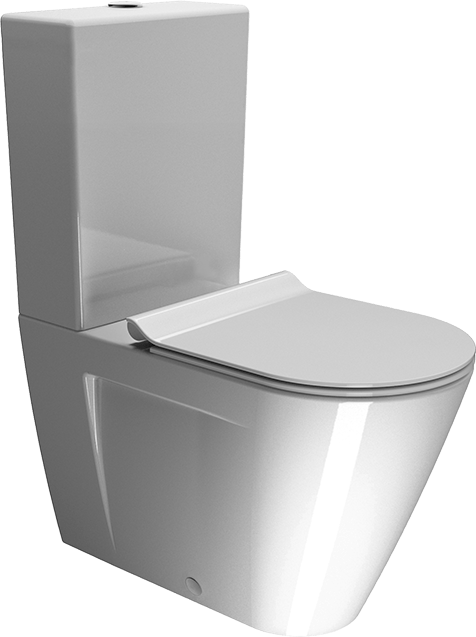 861711 Компакт унитаз с бачком Белый GSI ceramica Norm Италия - Вид №4