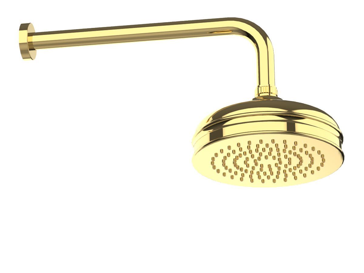 Круглая душевая головка из нержавеющей стали с кронштейном Rubinetterie Frattini душевые кабины ARCH-00022350 - Вид №3