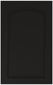 Фасады для кухни Классика Фрезеровка «Классика+» Черный грифельный №300
