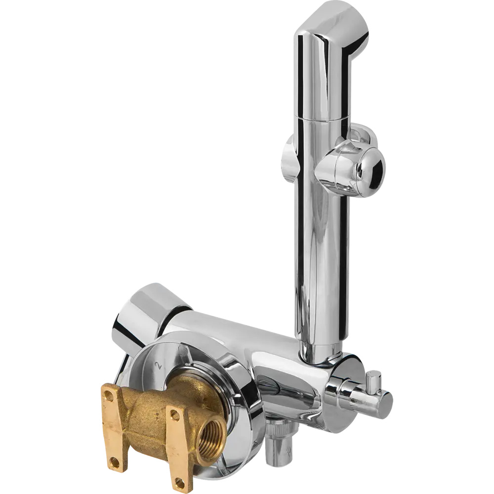Смеситель с гигиеническим душем Lemark Соло LR7166C встраиваемый цвет хром STLM-2040631 - Вид №1