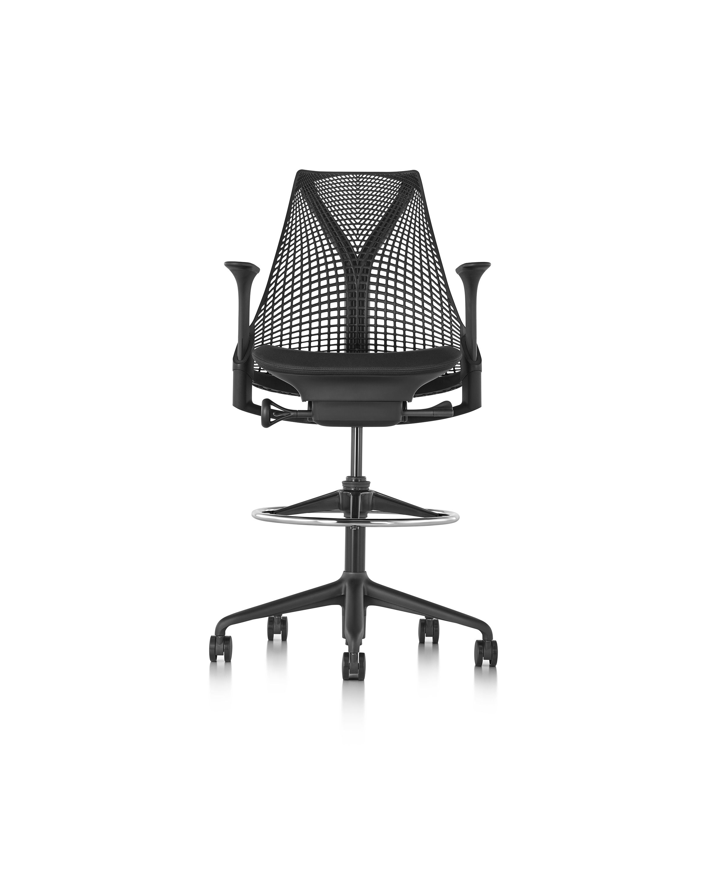 Эргономичный поворотный офисный стул с подлокотниками Herman Miller Sayl ARCH-00018629 - Вид №7