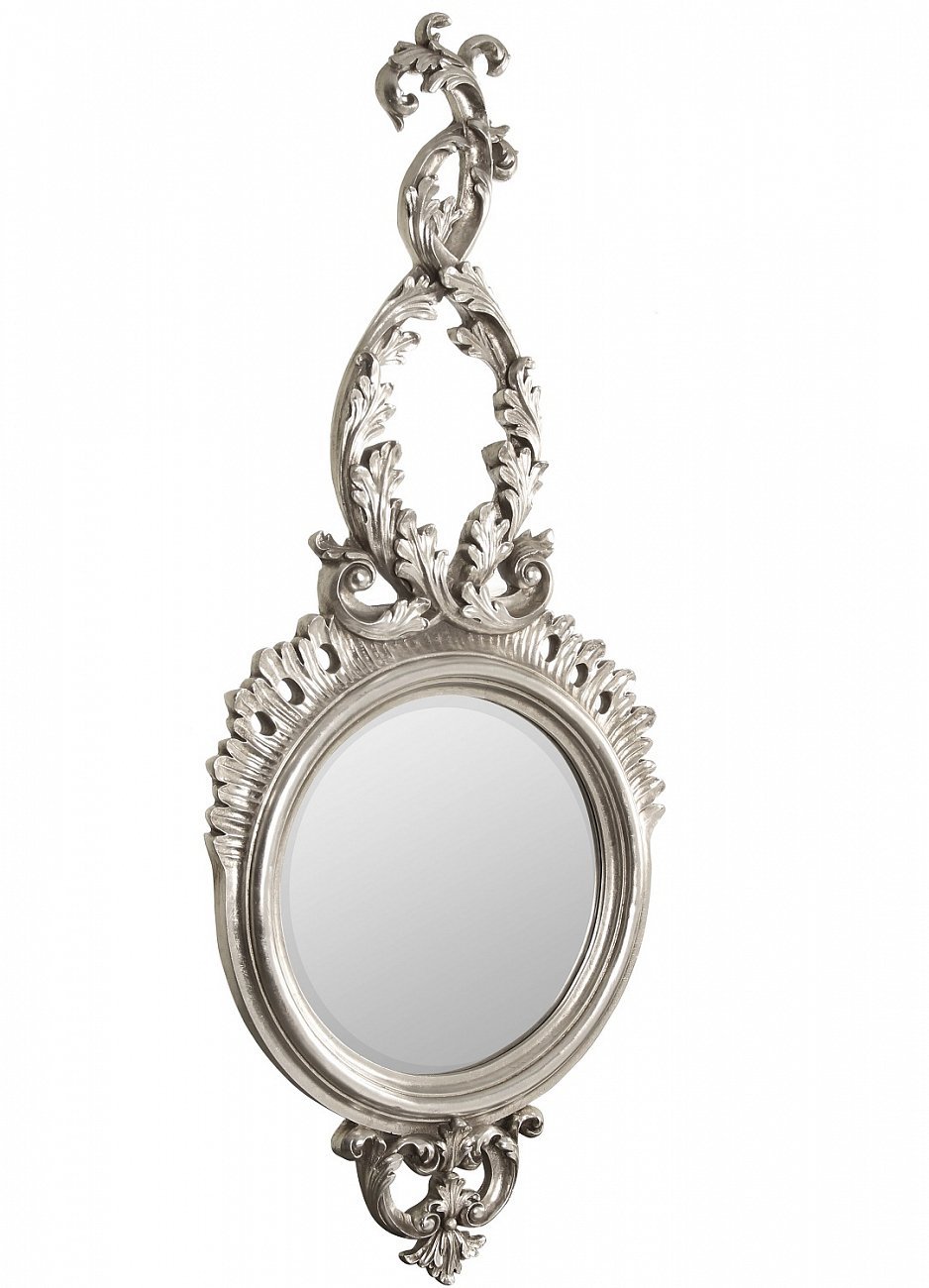 Зеркало настенное 110х47 см античное серебро Liana Silver ART-ZERKALO ДИЗАЙНЕРСКИЕ 00-3884109 Зеркальный;серебро  - Вид №1