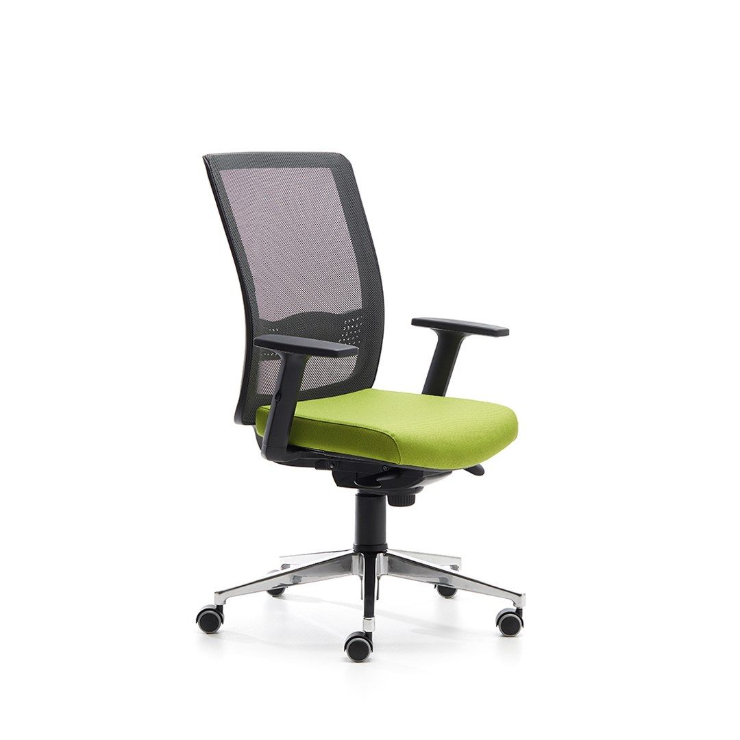 Сетчатое вращающееся кресло с откидывающейся спинкой и подлокотниками VAGHI Bursa Evo Black ARCH-00044228 - Вид №8