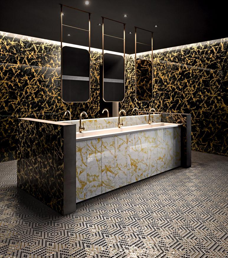 SICIS Raku Black Vetrite Tile sun-id-1991276