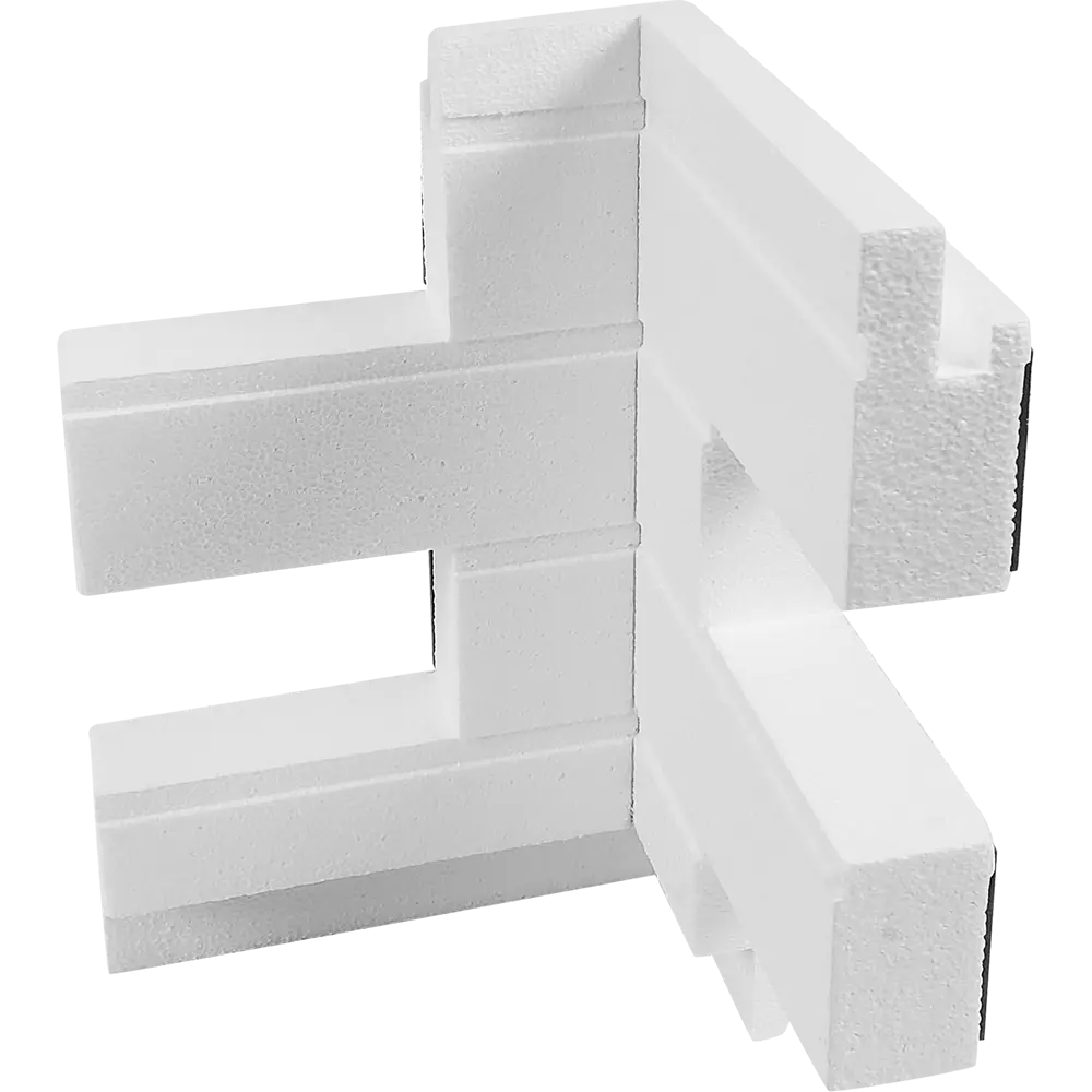 Термопанель наружный угол Мосстрой-31 Brick Wall натурал 26x25x41x5 см STLM-2105329 - Вид №4