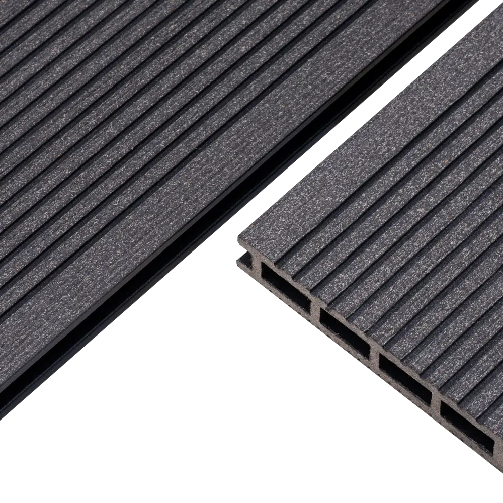Террасная доска ДПК MultiDeck цвет Черный 3000x140x22 мм. Вельвет 0.42 м² 85473638 STLM-2060773 МУЛЬТИДЕК  - Вид №7