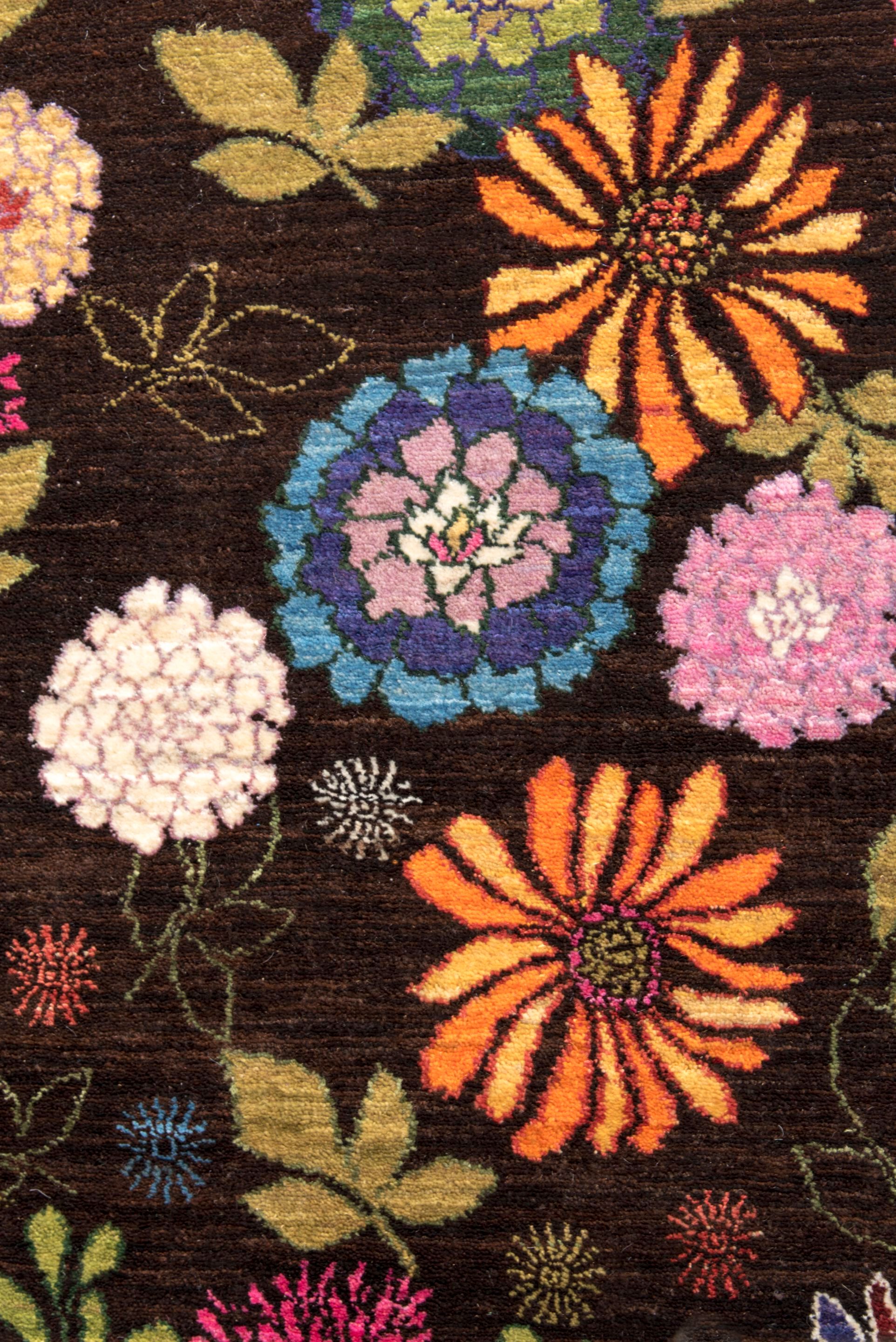 Шерстяной прямоугольный цветочный ковер Zollanvari Ikebana Kyoto-Designer ARCH-00124926 - Вид №1