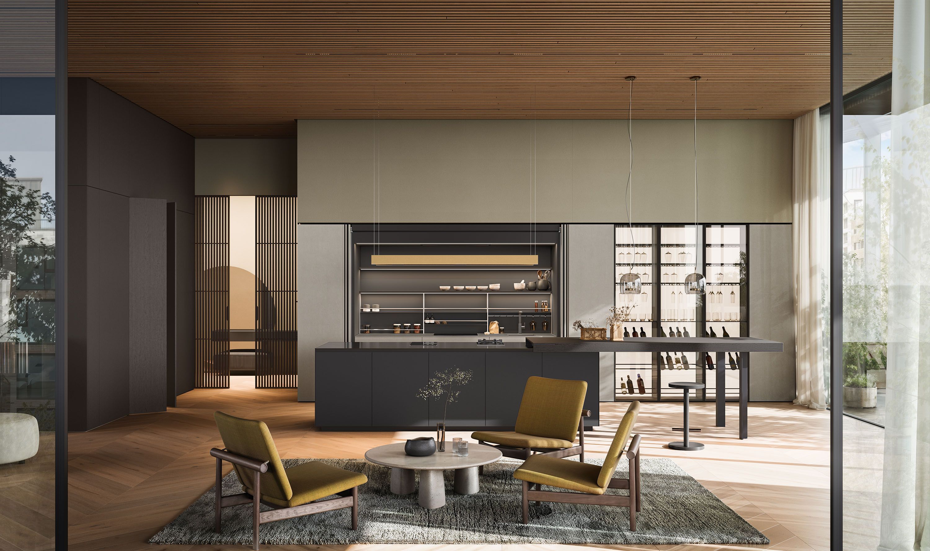 Кухня с островом Copatlife Life Projects ARCH-00029426 - Вид №10