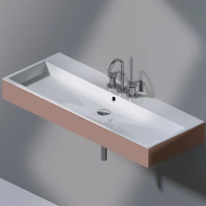 L279T1R3V4.257 Подвесная раковина настенная прямоугольная A. e T. Italia Tank