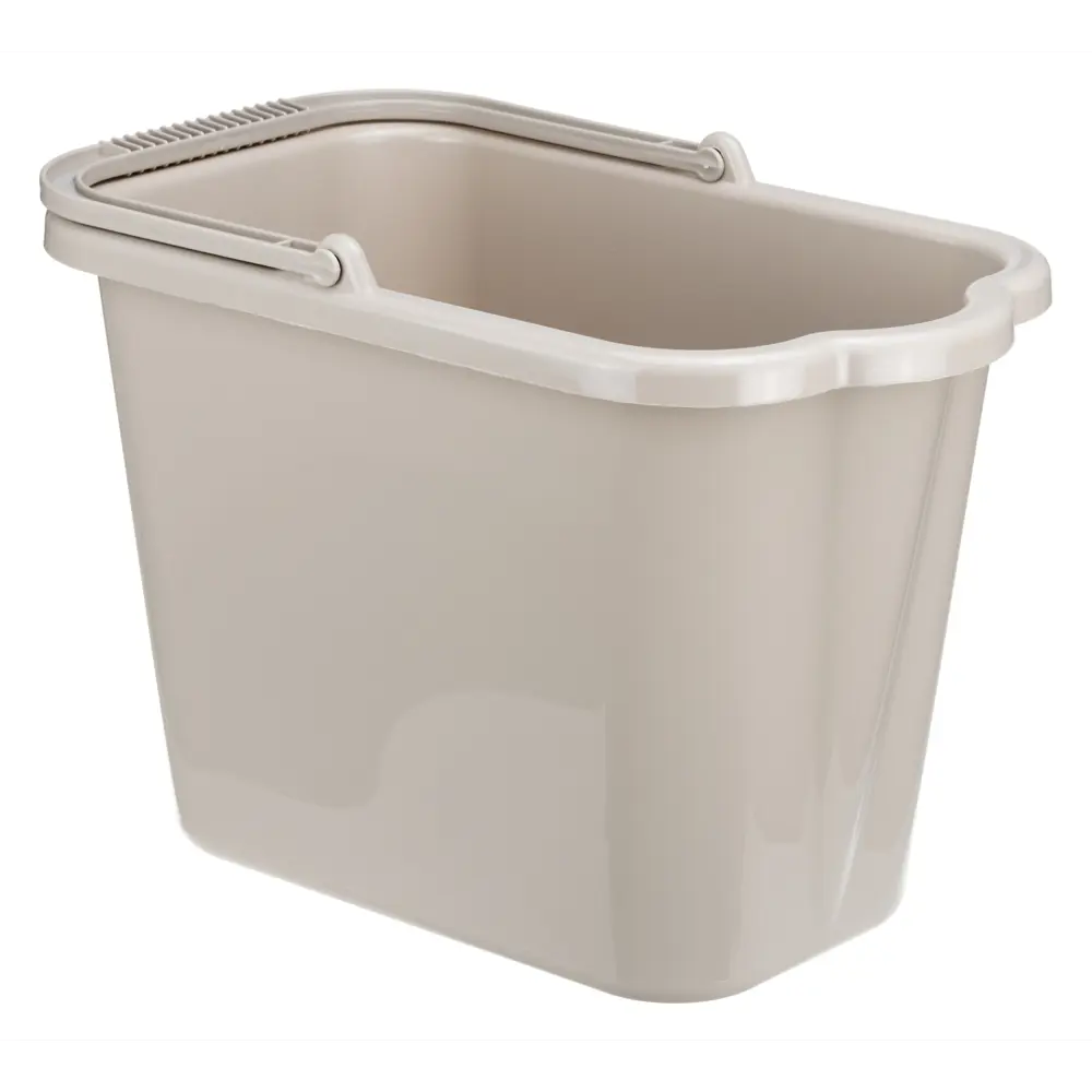 Ведро прямоугольное цвет капучино 9.5 л Santreyd STLM-2102095