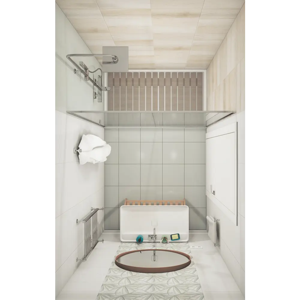 Плитка настенная LB Ceramics Моана 19.8x39.8 см 1.58 м² цвет белый 82973838 STLM-2108058 - Вид №9