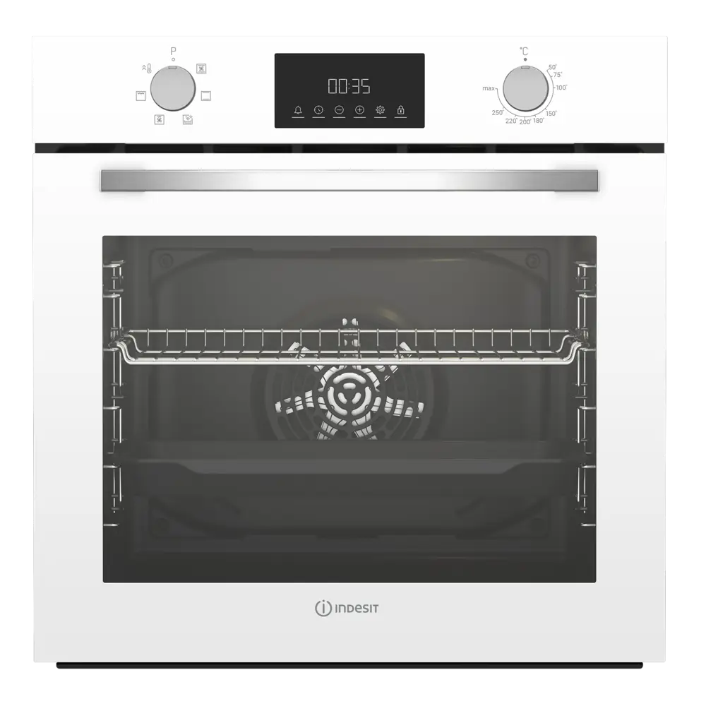 Электрический духовой шкаф Indesit IFE 3644 WH 59.4x59.5 см конвекция цвет белый STLM-2043282 - Вид №1