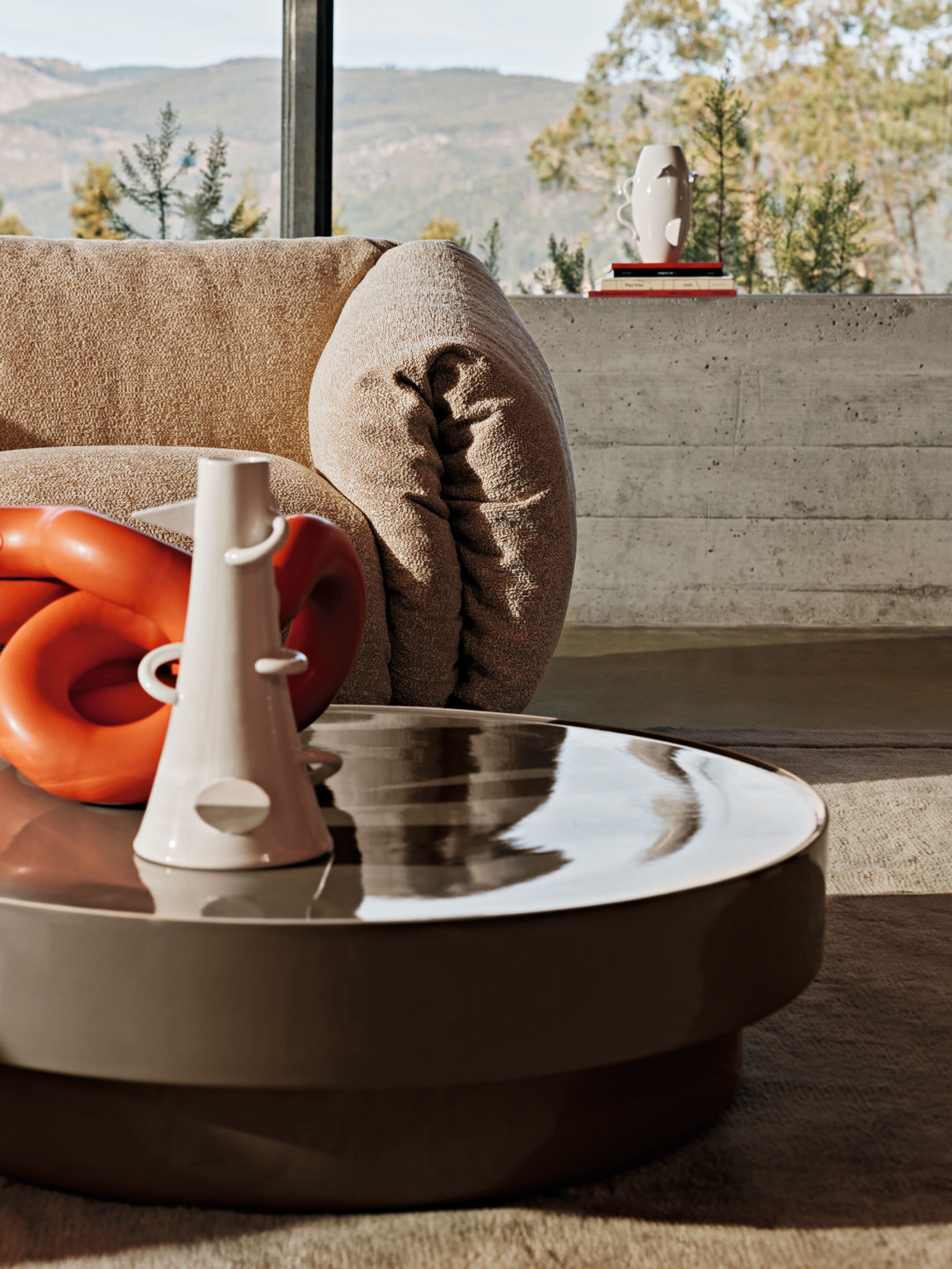 Низкий журнальный столик из керамогранита Zanotta TA.BA.CE ARCH-00020714 - Вид №3