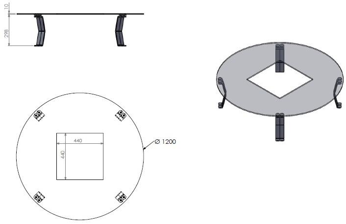 bioKamino Отдельностоящий камин с панорамным остеклением sun-id-1481766 - Вид №8
