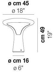 Vetreria Vistosi Настольная лампа из муранского стекла Ferea sun-id-1511879 - Вид №1