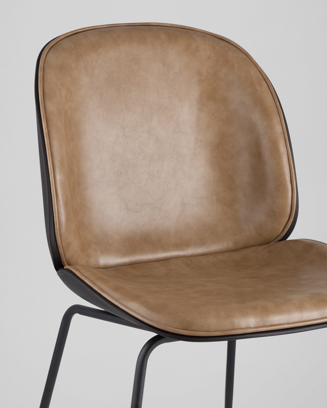 Стул со спинкой бежевый Beetle STOOL GROUP ДИЗАЙНЕРСКИЕ, ИНТЕРЬЕРНЫЕ 00-3946268 Бежевый  - Вид №7