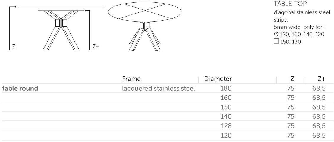 Joli Круглый обеденный стол из мрамора sun-id-1386452 - Вид №4