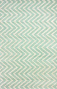 Ковер Zig Zag светло-голубой 2 2,8 м DOLLY CAPRETS ДИЗАЙНЕРСКИЕ, ЗИГ ЗАГ 015222 Белый;голубой