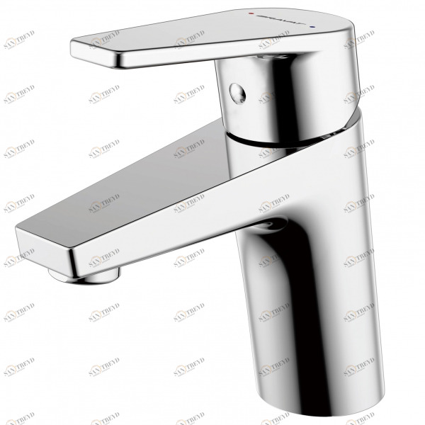 Смеситель для ванной комнаты на раковину низкий LINE F15299C-1 bravat