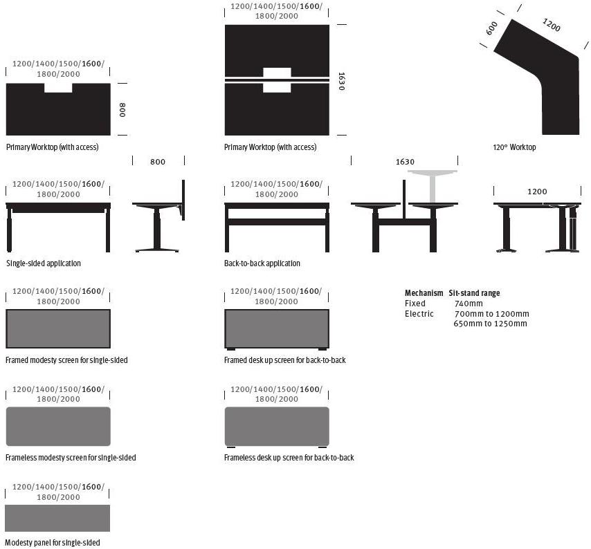 Herman Miller Модульный рабочий стол Ratio sun-id-1369069 - Вид №17