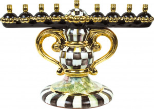 10654406 Mackenzie-Childs Подсвечник на 9 свечей Courtly Check Керамика