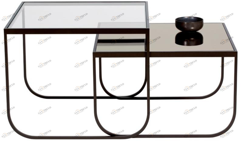 ASPLUND Квадратный стеклянный журнальный столик для гостиной Tati sun-id-1397523