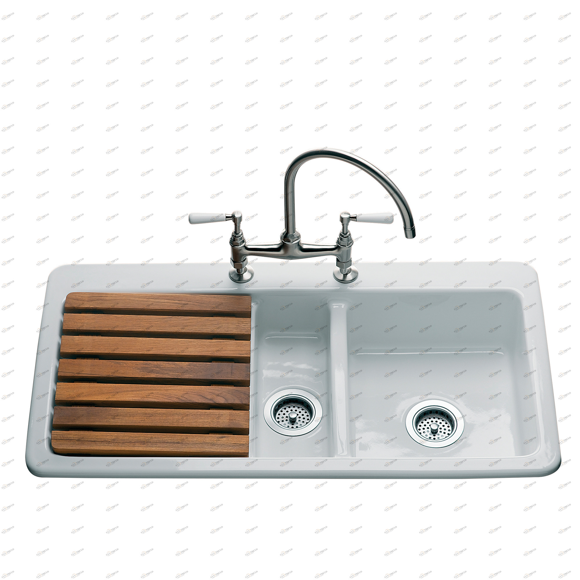 OAKWOOD Мойка кухонная овальная Traditional Bathrooms 