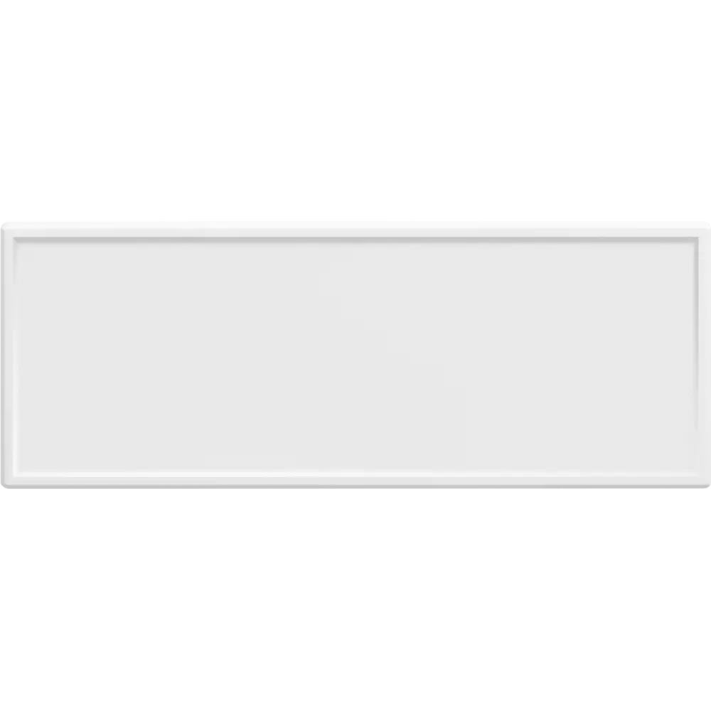 Фасад кухонный DELINIA ID Инта белый с геометрической филенкой 44.7×16.7 см 89340148 STLM-0861133 - Вид №1