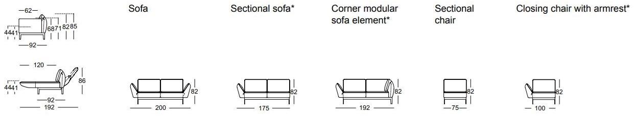 Rolf Benz Кожаный диван Rolf benz 386 mera sun-id-1371920 - Вид №2