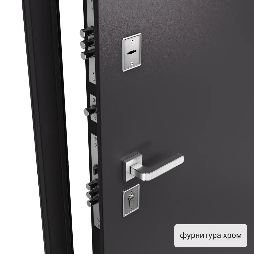 Дверь металлическая Гросс Техно, 860 мм, правая, цвет дуб морёный TOREX STLM-2204539 - Вид №2