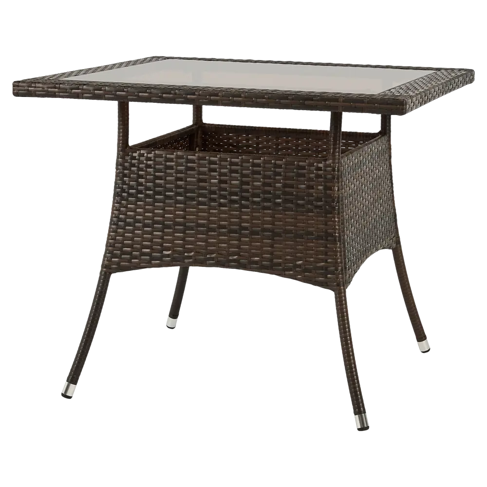Садовый стол нераздвижной BEGINIA Elia 90x90 см сталь коричневый STLM-2095946 - Вид №7