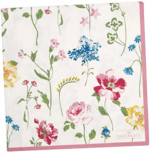 Салфетки бумажные Thilde white 33х33 см 20 шт