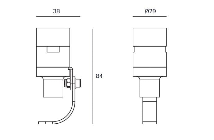 Регулируемый светодиодный прожектор из нержавеющей стали Exporlux LEDEX BA ARCH-00025345 - Вид №2