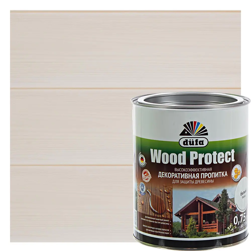 Dufa Wood Protect - антисептик для дерева с грязеотталкивающим эффектом 14724296 STLM-0005063
