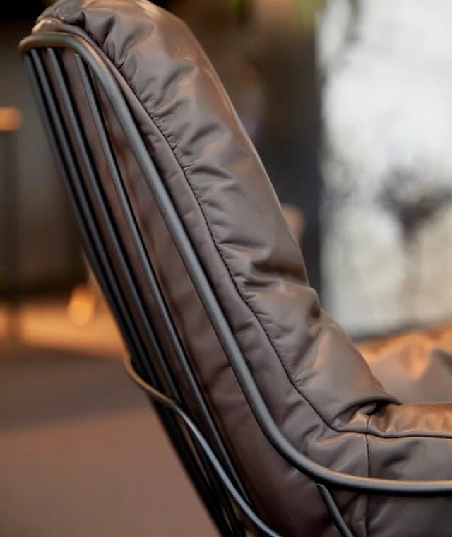 Кожаное кресло-качалка с подлокотниками Freifrau Leyasol ARCH-00047166 - Вид №2