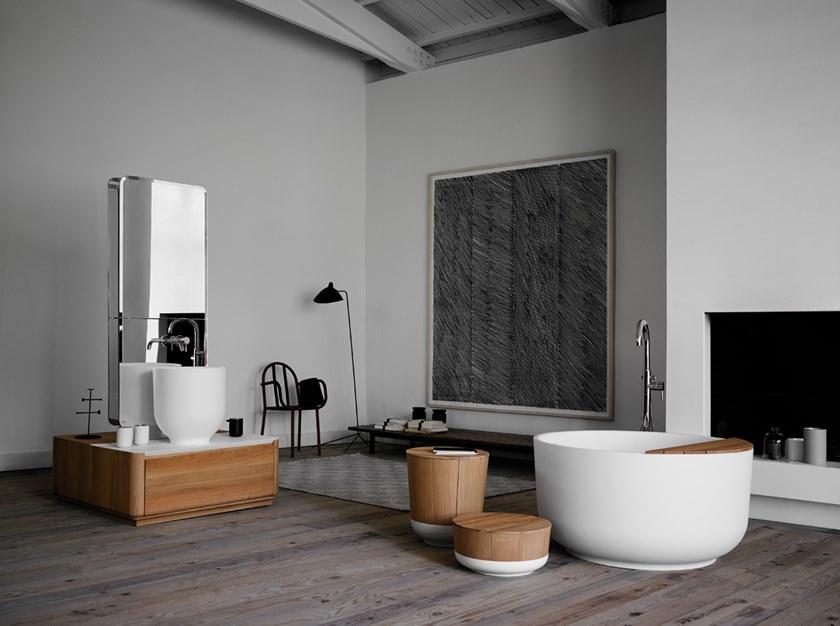 INBANI Деревянная тумба под умывальник с ящиками Origin sun-id-1488837 - Вид №4