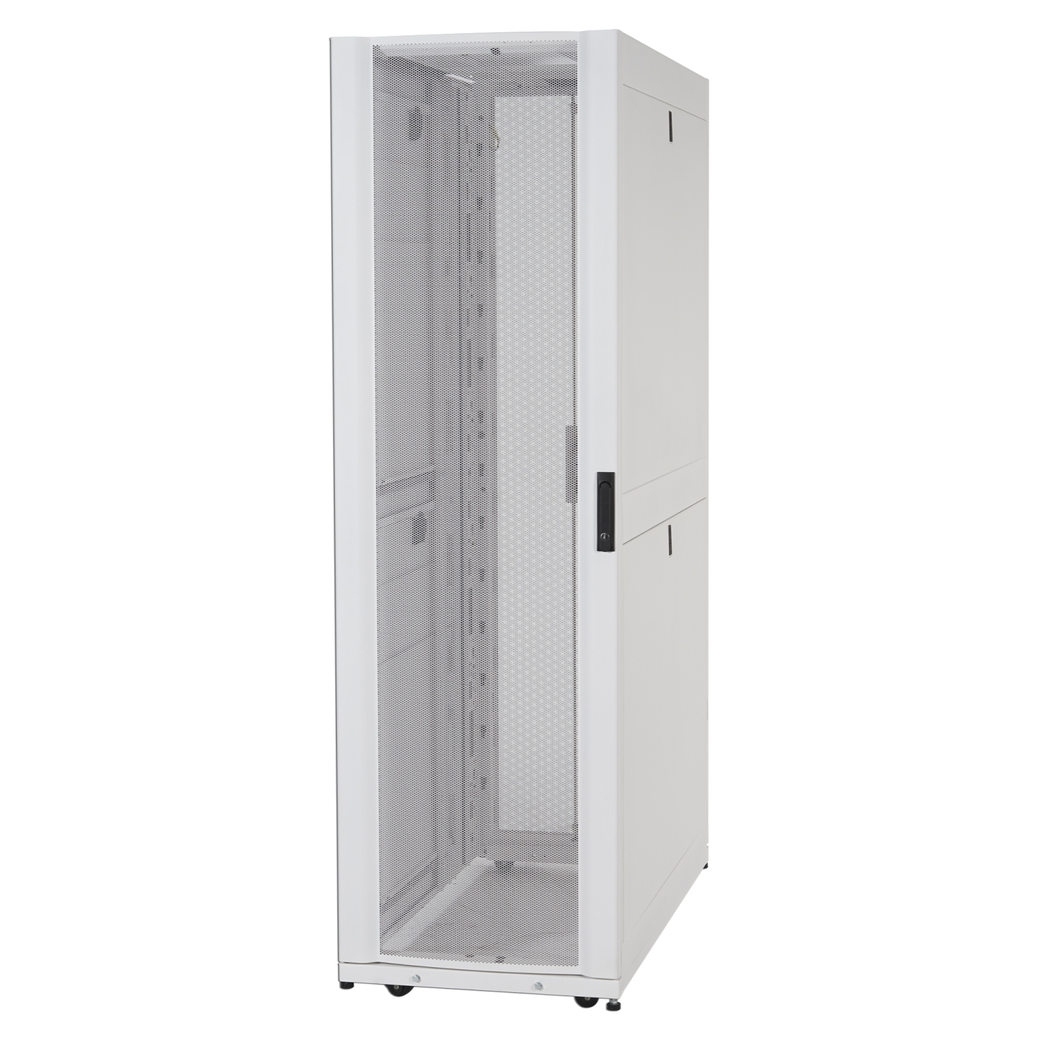 AR3107W Шкаф NetShelter SX 48U 600х1070мм, с боковыми панелями, белый Schneider Electric 