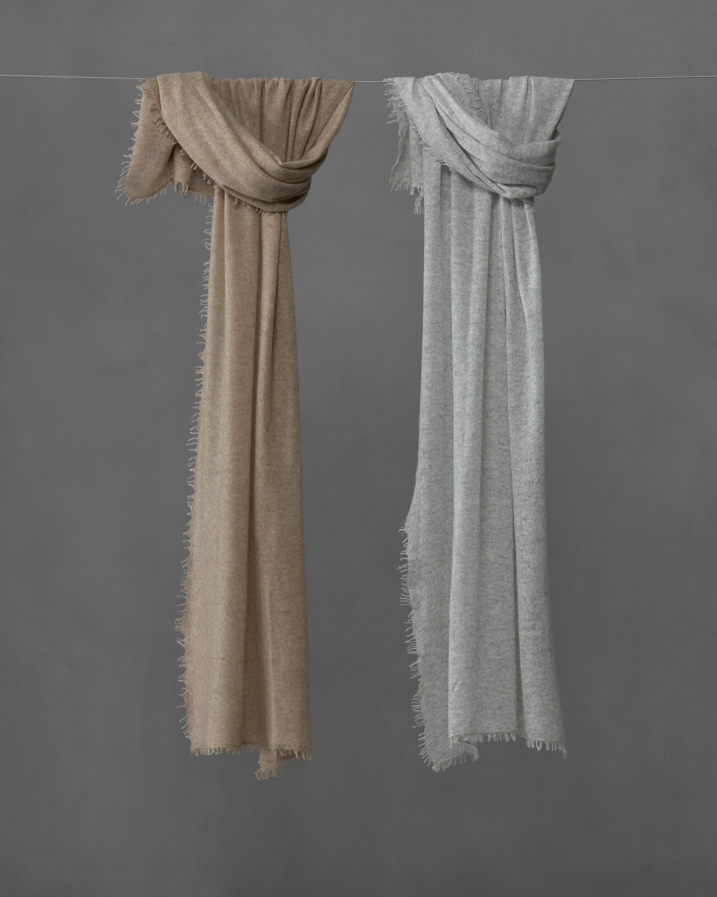 Кашемировый шарф Society Limonta PAL MELANGE ARCH-00033748 - Вид №5