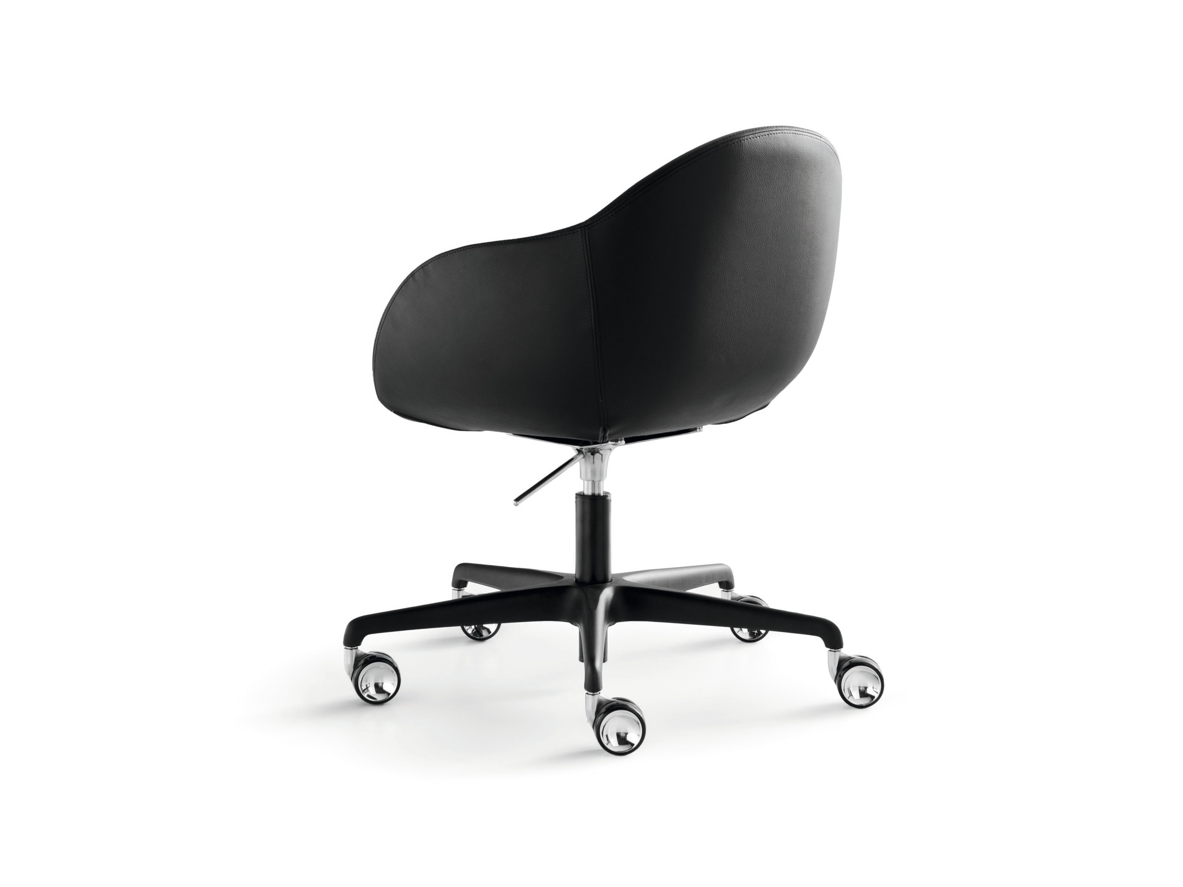 Кожаный регулируемый по высоте офисный стул с подлокотниками Martex Taara ARCH-00031935 - Вид №2