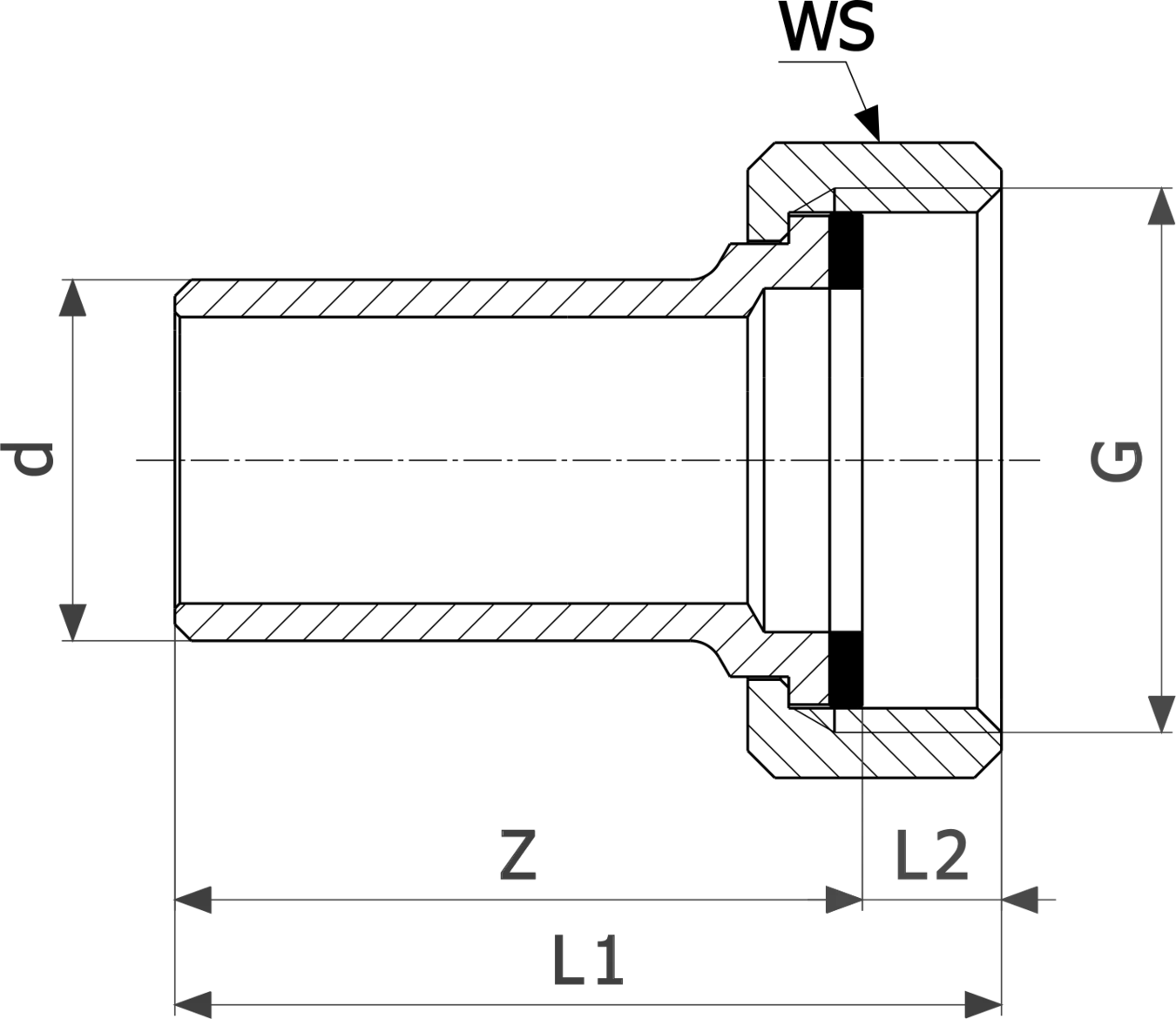 338 510 Модель 2264 Трубопроводные системы  Sanpress  Резьбовые соединения Santreyd  - Вид №3