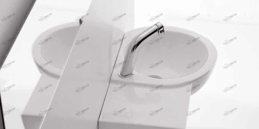 40007 Подвесная раковина настенная овальная Althea Ceramica  белая 