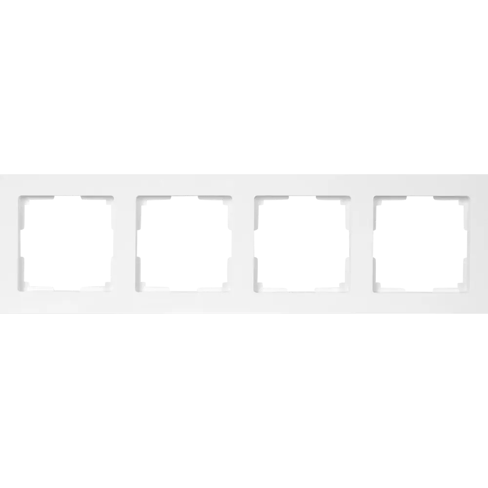 Рамка Werkel Stark для 4 розеток — элегантное решение для современного интерьера 82125382 STLM-0019711