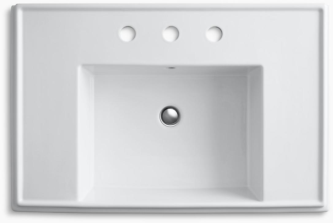 K-2845-8-7 Напольная раковина стоящая прямоугольная Kohler  - Вид №2