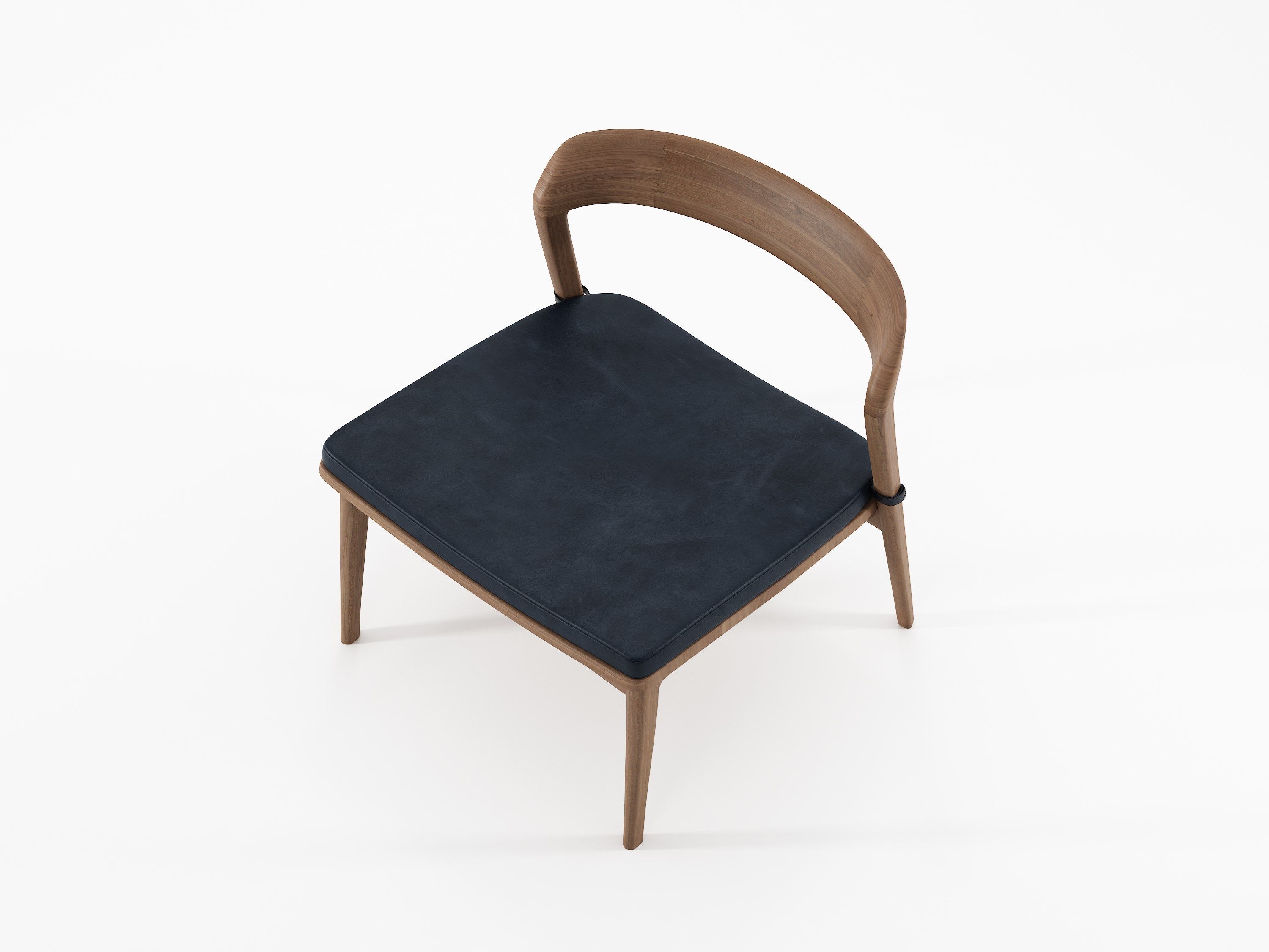 Кресло из массива дерева с мягким сиденьем KARPENTER Grasshopper ARCH-00069382 - Вид №8