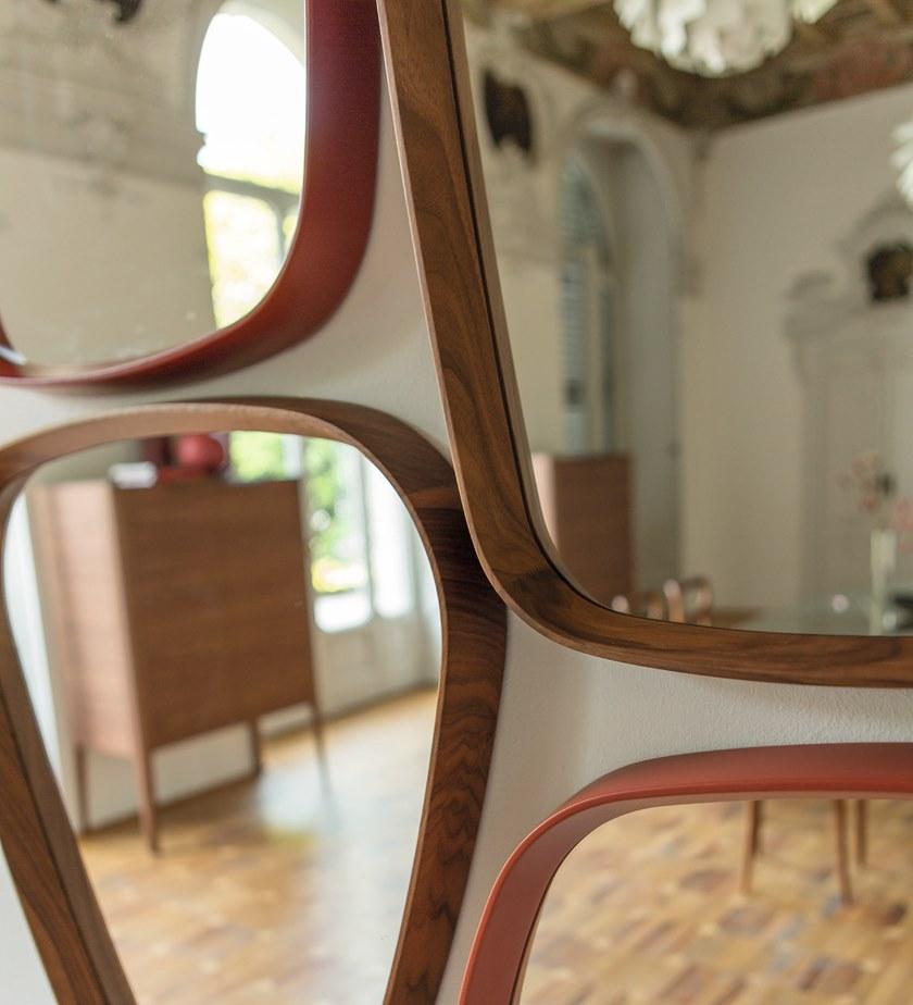 Porada Овальное зеркало в ореховой раме Iron sun-id-1441894 - Вид №4