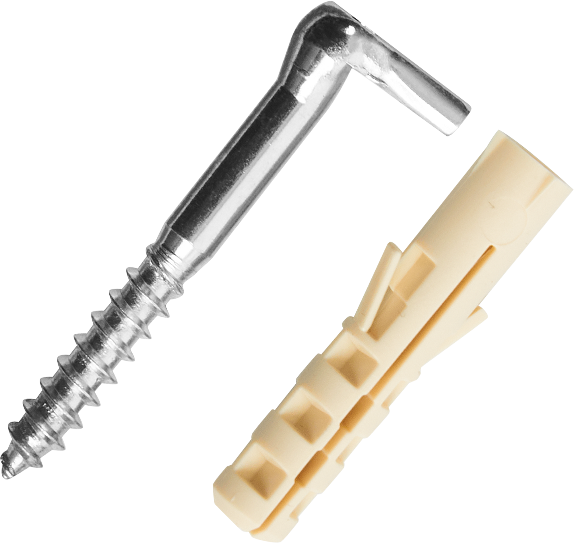 Крюк-шуруп L-образный ЕВРОПАРТНЕР 5,4×50 мм для навесных конструкций 87825848 STLM-0075956