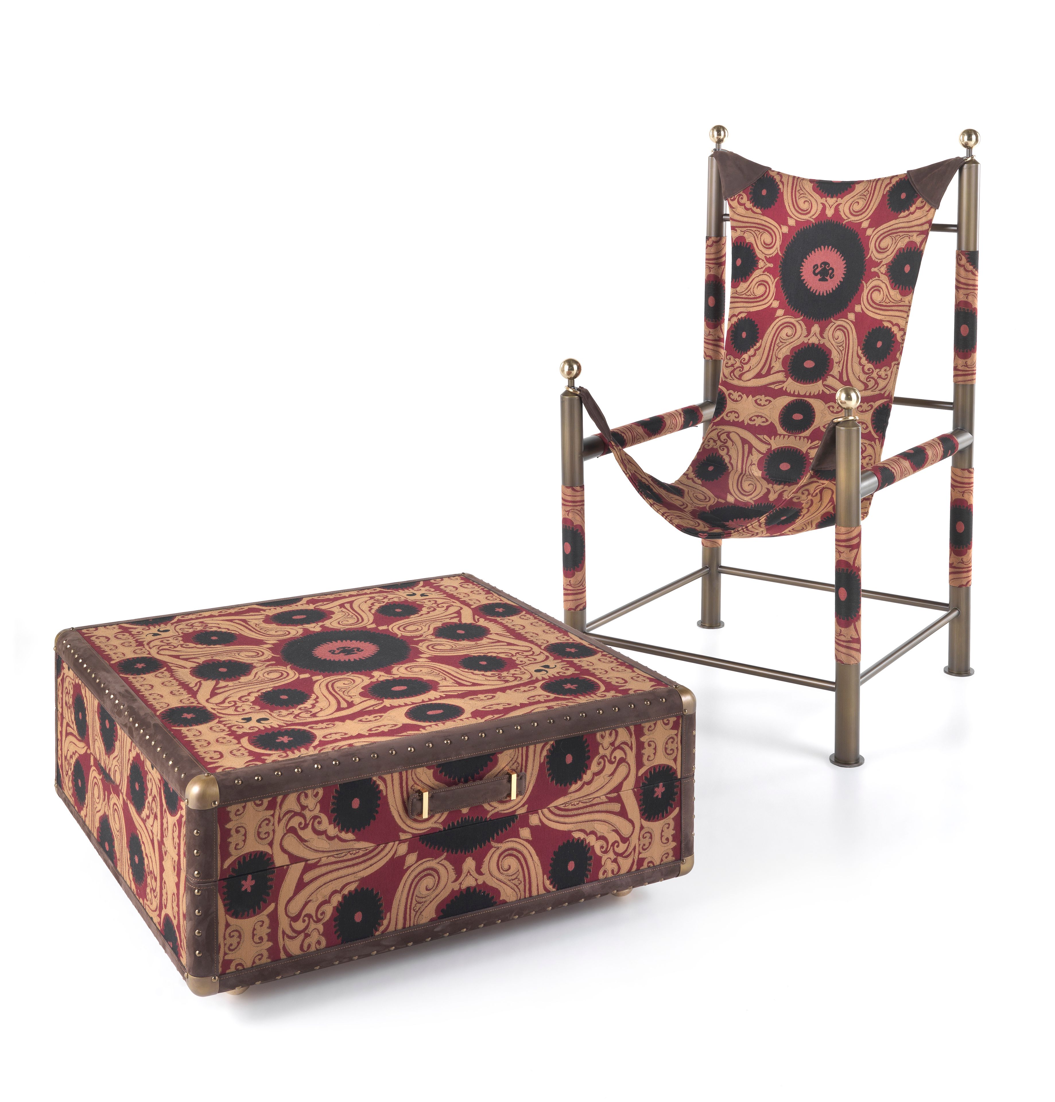 Тканевый дорожный багажник ETRO Home Interiors ARCH-00120560 - Вид №3